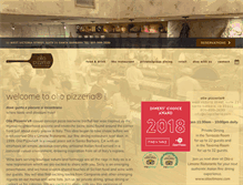 Tablet Screenshot of oliopizzeria.com
